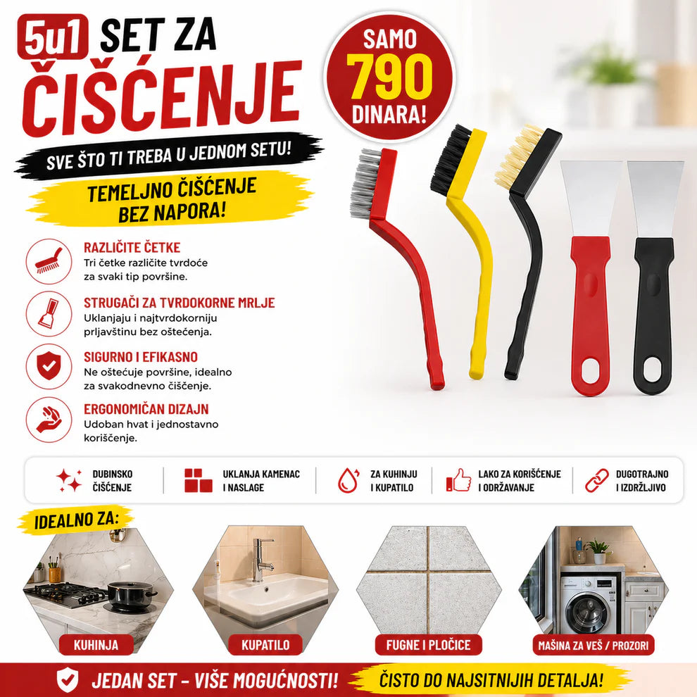 5u1 set za čišćenje