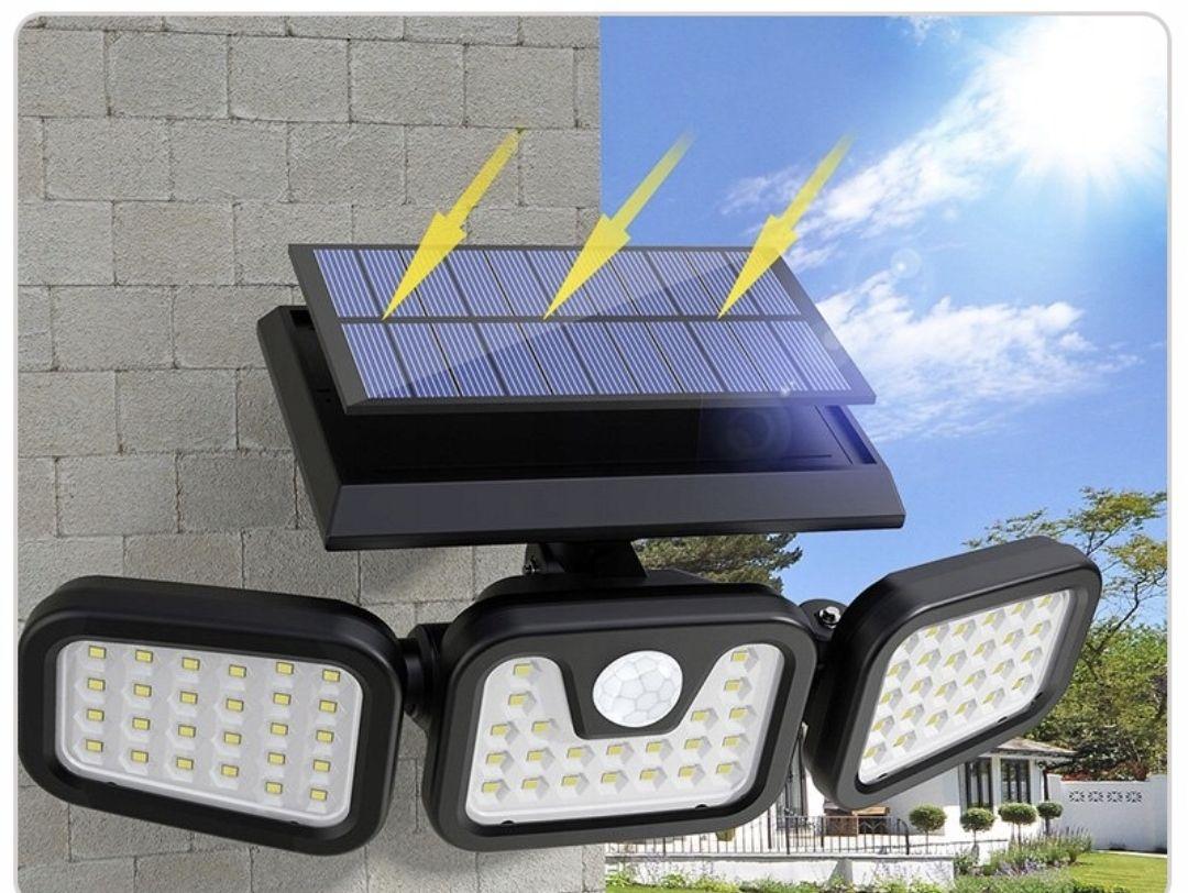 Trostrani Solarni LED Reflektor