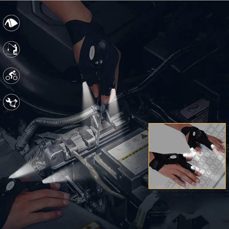 Rukavice lampa - leva+desna