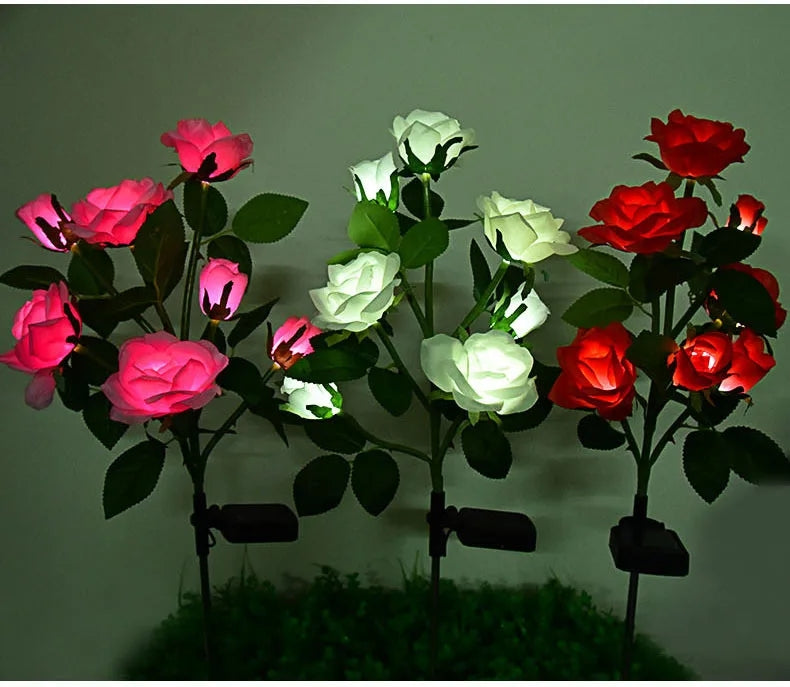 LED Solarna Ruža