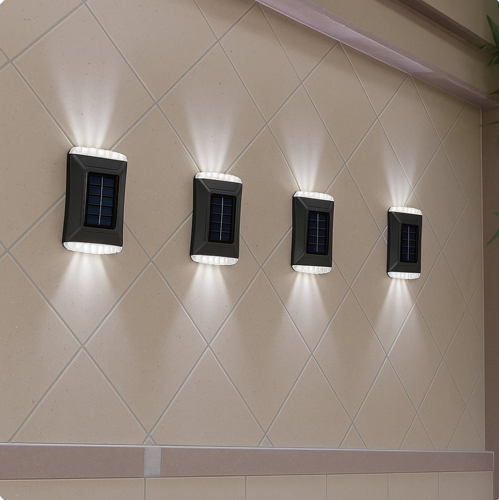 Elegantne Solarne Zidne Lampe - 4 komada